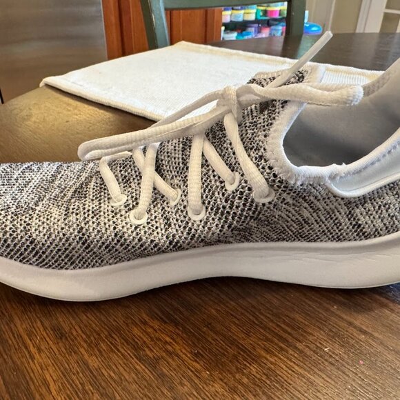 Adidas Womens Size 10 Cloudfoam Pure Gray Running Shoes Sneakers - Picture 6 of 10